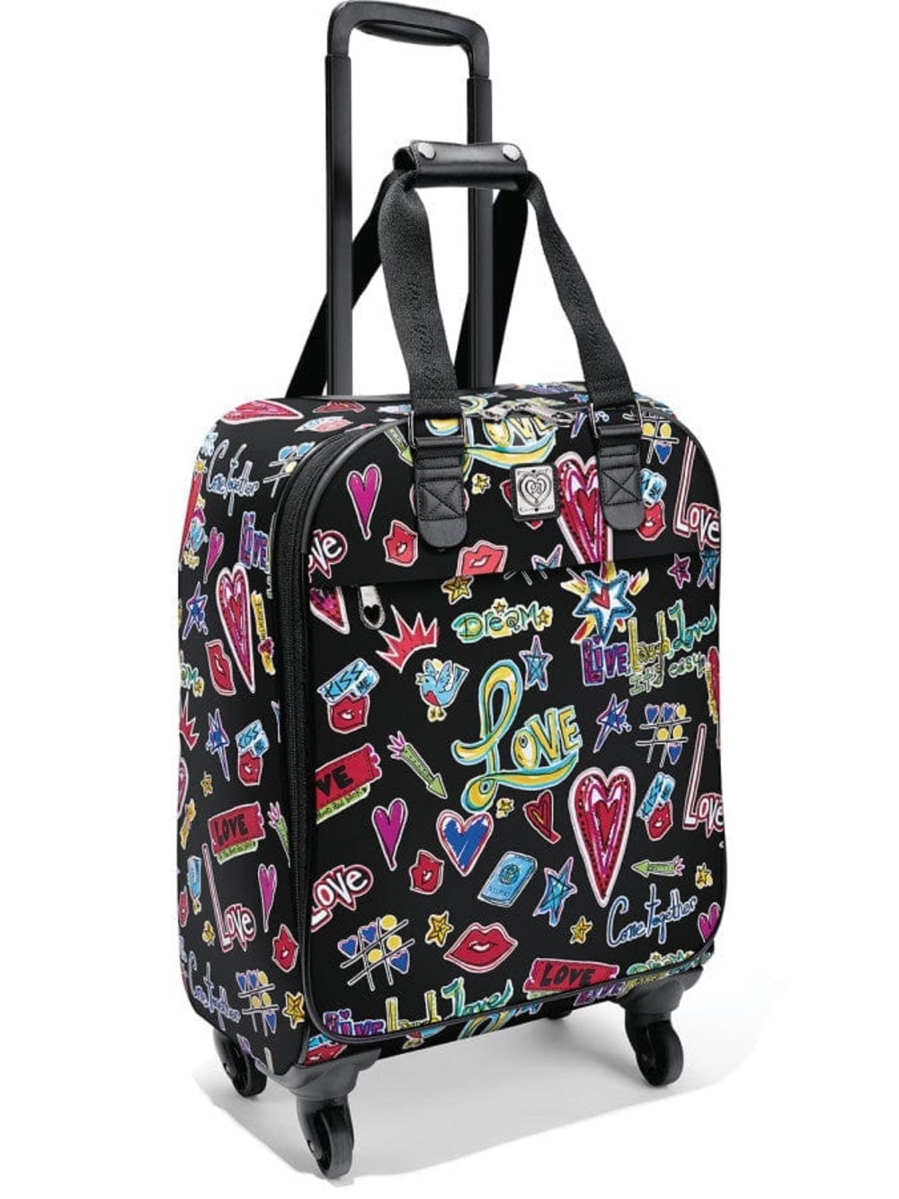 NWOT Brighton Love Scribble Weekender Travel Suitcase and Duffle Bag